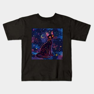 Cosmic Cat Kids T-Shirt